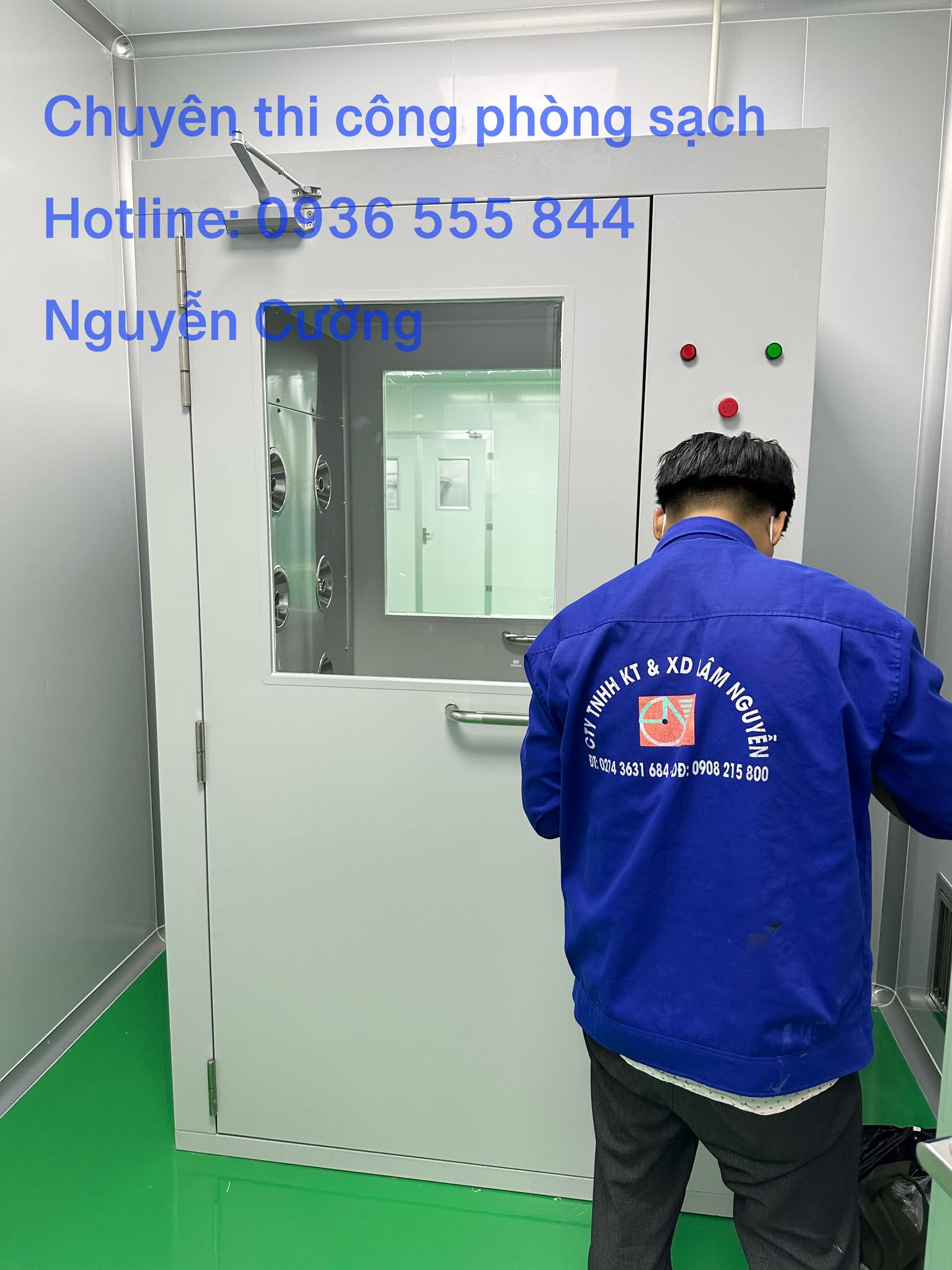 Buồng thổi kh&iacute; ph&ograve;ng sạch