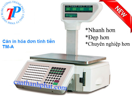Cân in hóa đơn tính tiền TM-A