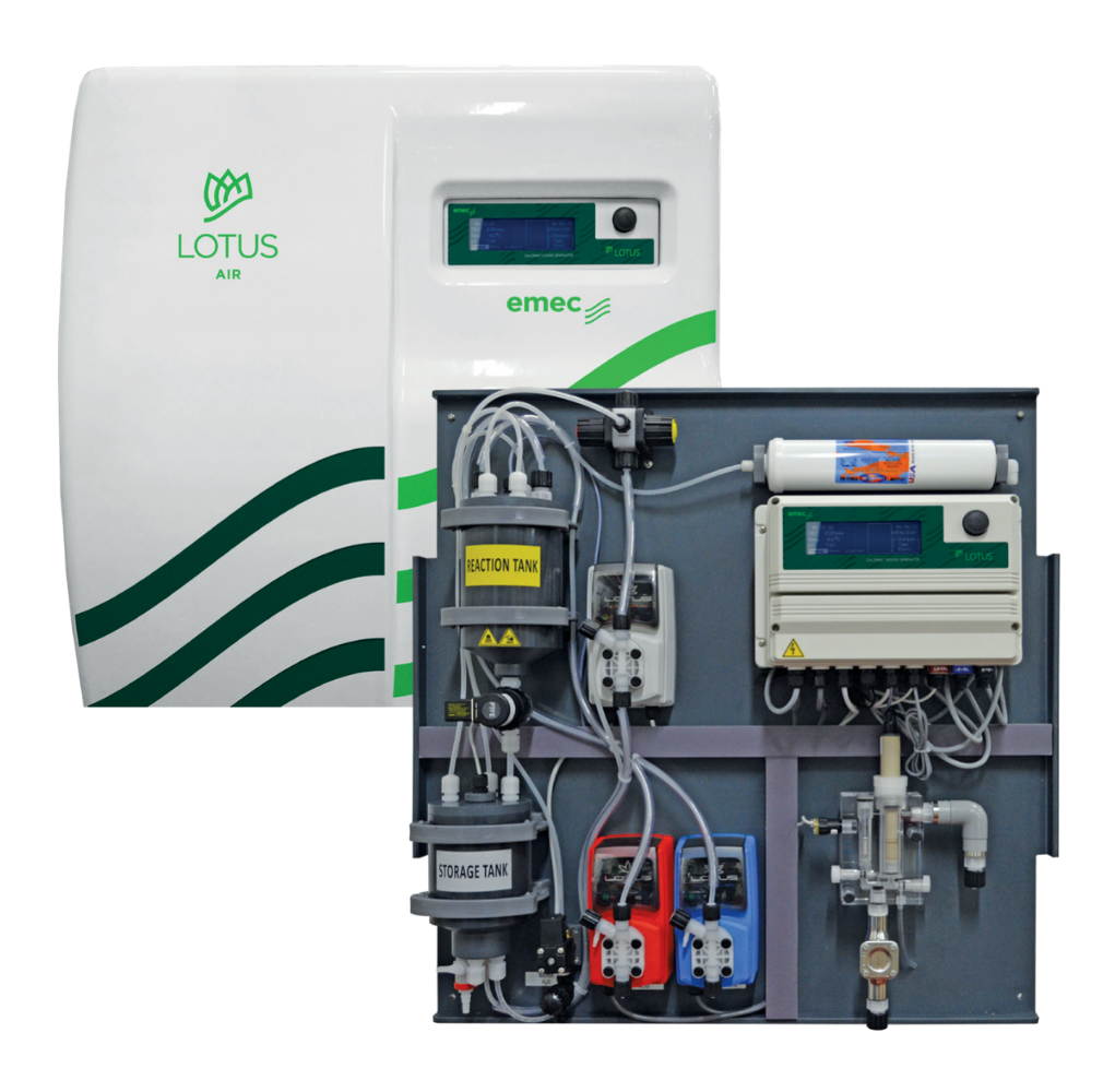 H&ecirc;̣ Th&ocirc;́ng Khử Trùng Bằng Chlorine Dioxide (ClO2) - LOTUS AIR