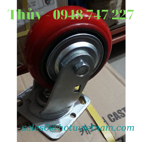 Bánh xe mặt bích và Kẹp bánh xe. Bánh xe tải trọng nặng