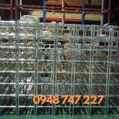 Xe đẩy lưới SMT chống tĩnh điện, Xe đẩy lưới chứa cuộn có tay đẩy