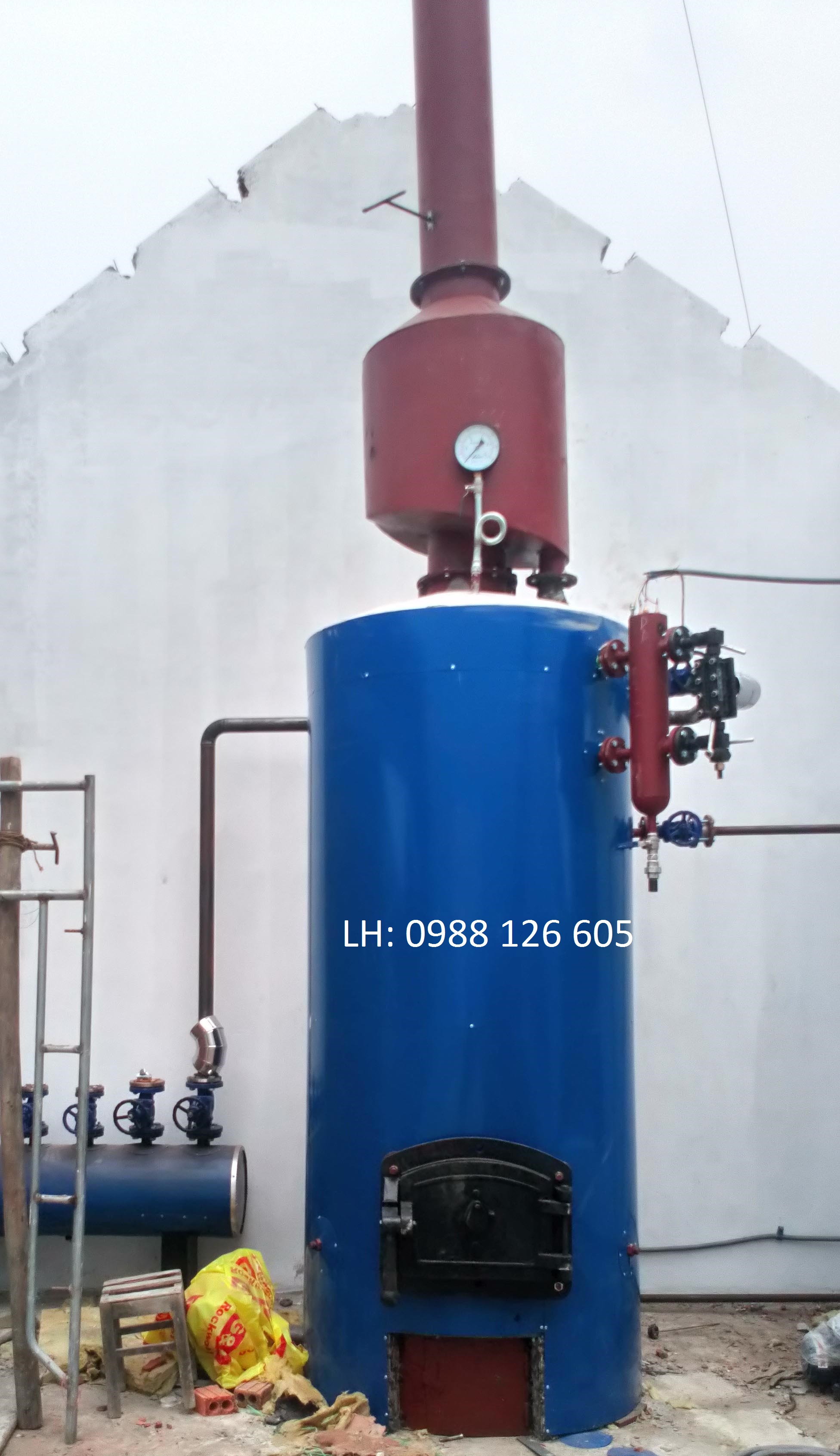 Lò hơi đốt than công suất 300kg/h