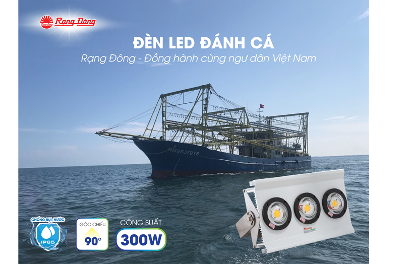 Đ&Egrave;N LED Đ&Aacute;NH C&Aacute; 300W