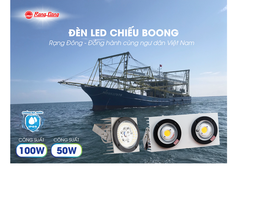 Đ&Egrave;N LED CHIẾU S&Aacute;NG SINH HOẠT TR&Ecirc;N T&Agrave;U