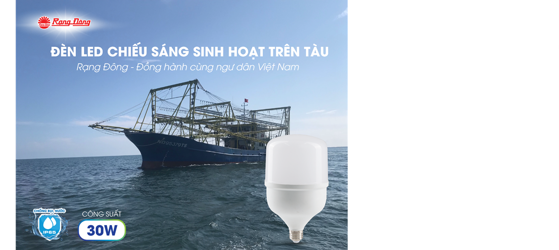 Đ&Egrave;N LED CHIẾU S&Aacute;NG SINH HOẠT TR&Ecirc;N T&Agrave;U 30W 