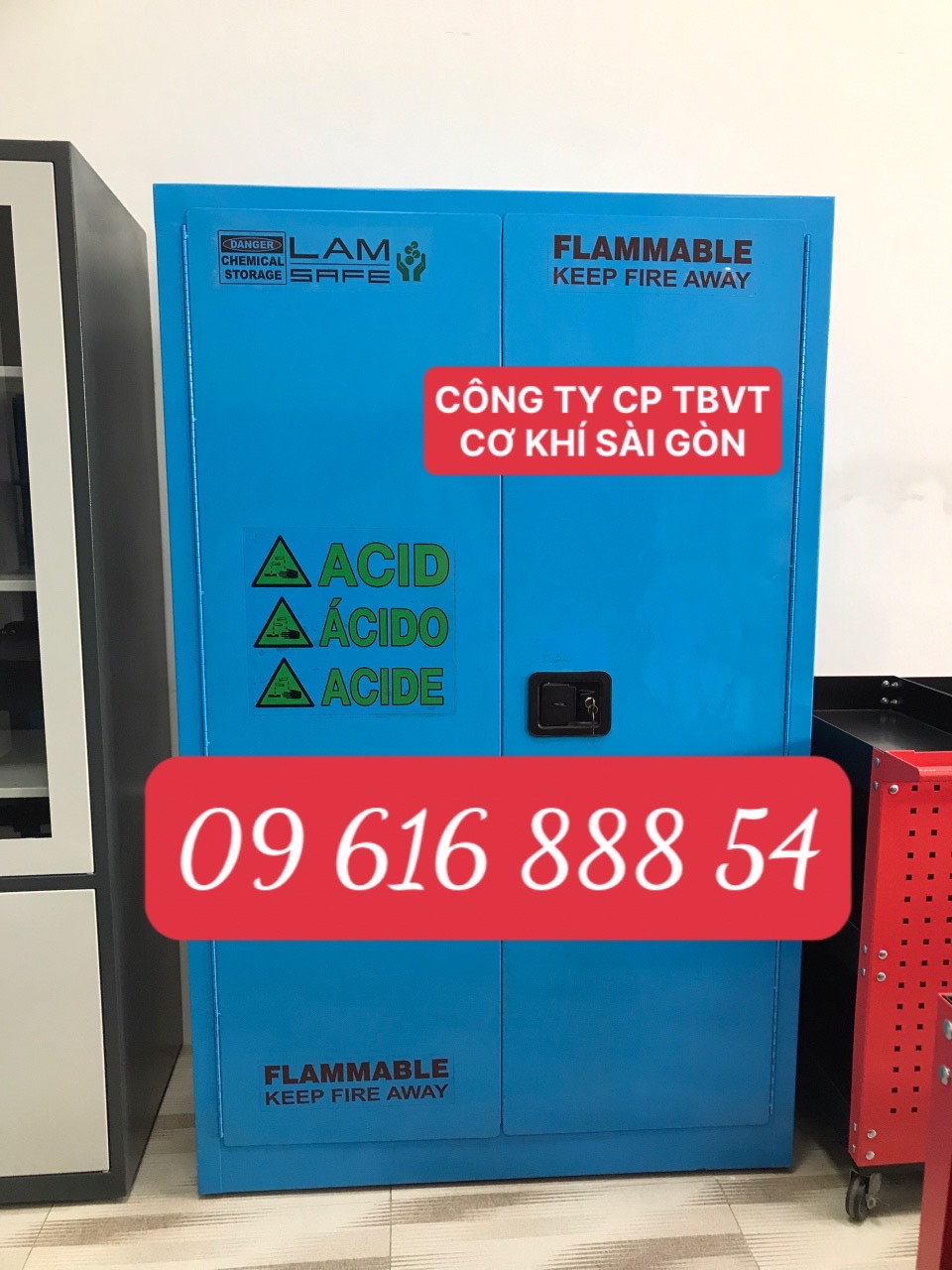 TỦ CHỨA HÓA CHẤT CHỐNG CHÁY 2 CỬA Model: LV-FM170