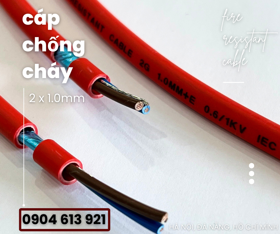 Cáp chống cháy chống nhiễu 2x1.0mm Altek Kabel
