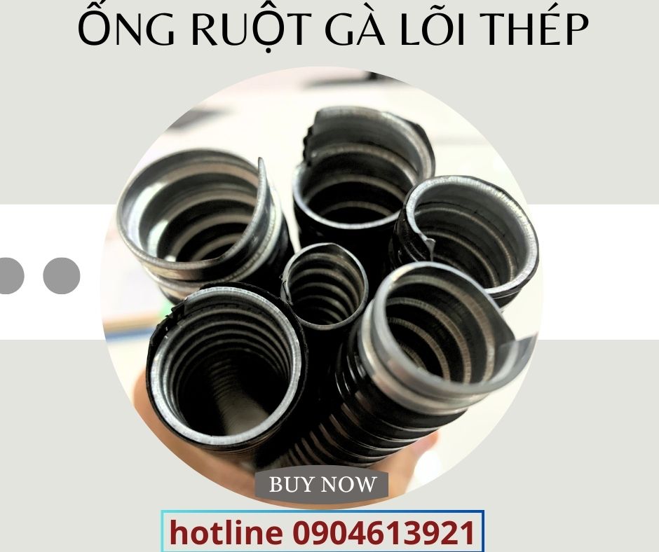 Ống ruột gà lõi thép bọc nhựa PVC/ ống kẽm đàn hồi Đà Nẵng, Hà Nội, HCM 