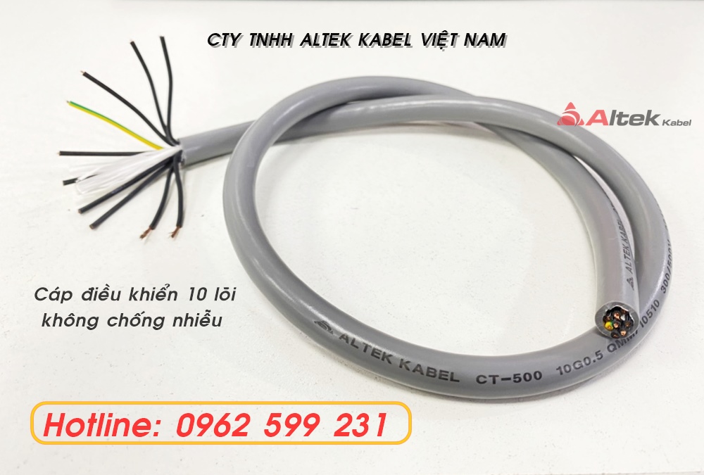 Cáp 10 lõi, Cáp điều khiển cáp tín rvv, rvvp giá sỉ toàn quốc