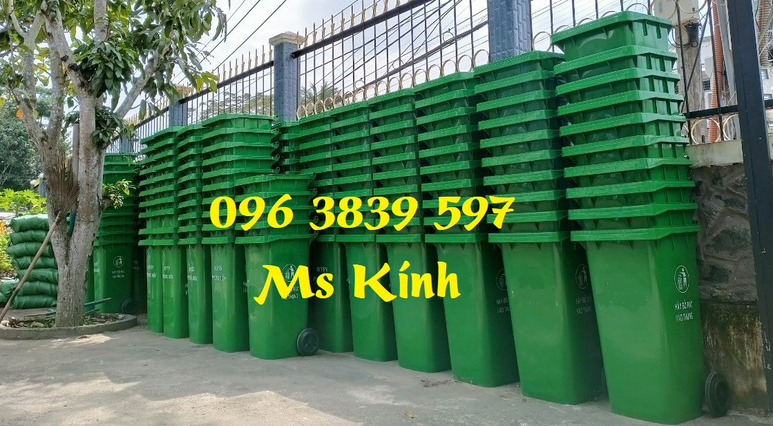 Thùng rác nhựa 120 lít