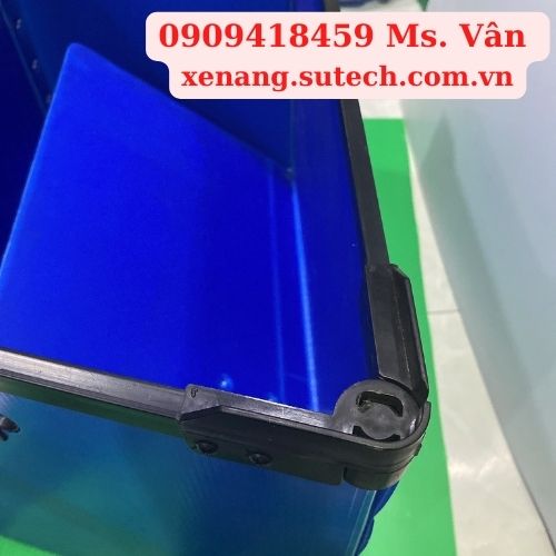 Thùng nhựa pp danpla xếp thanh nẹp 670x420x485mm