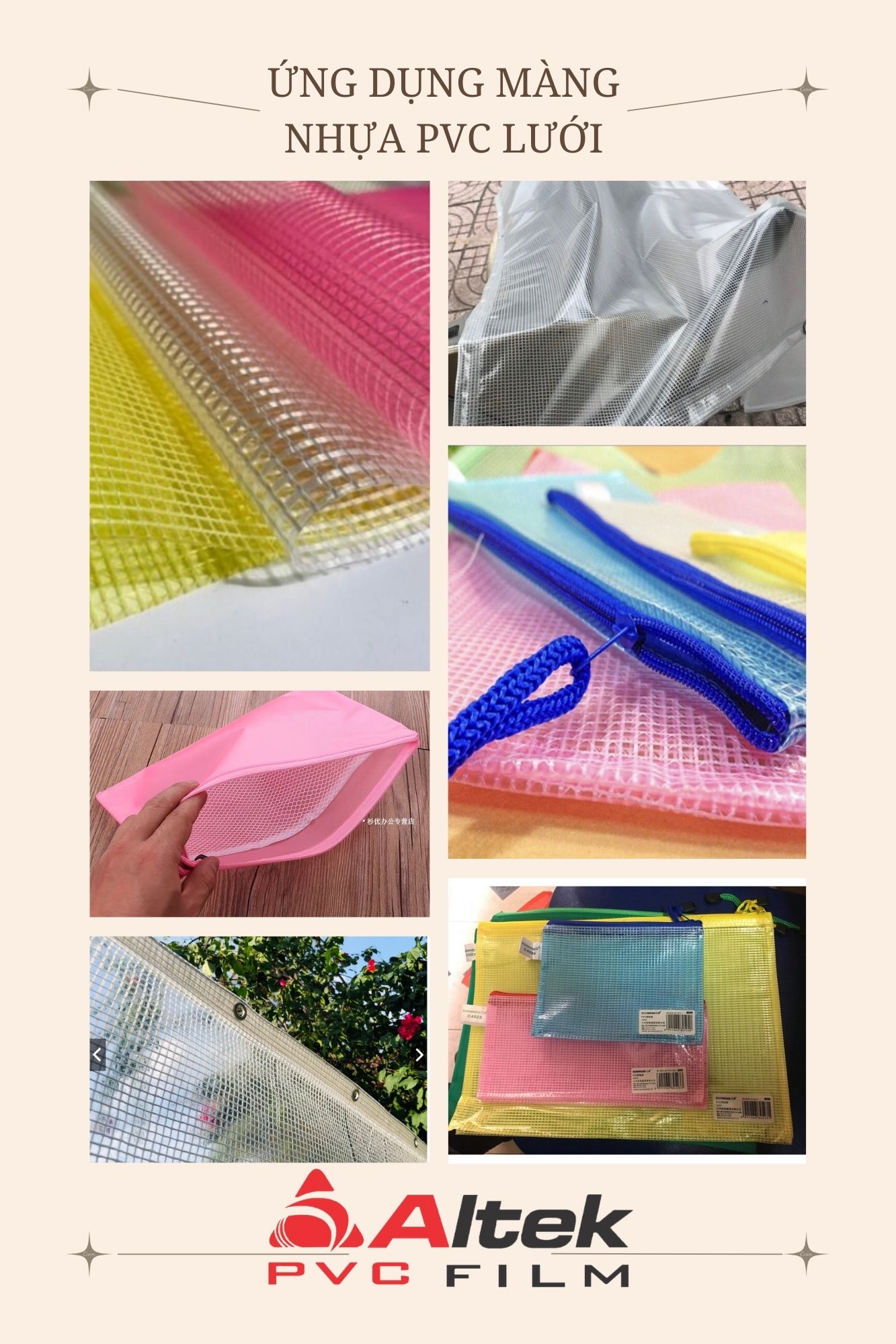 M&agrave;ng pvc&nbsp;dẻo kẹp lưới h&agrave;ng đẹp
