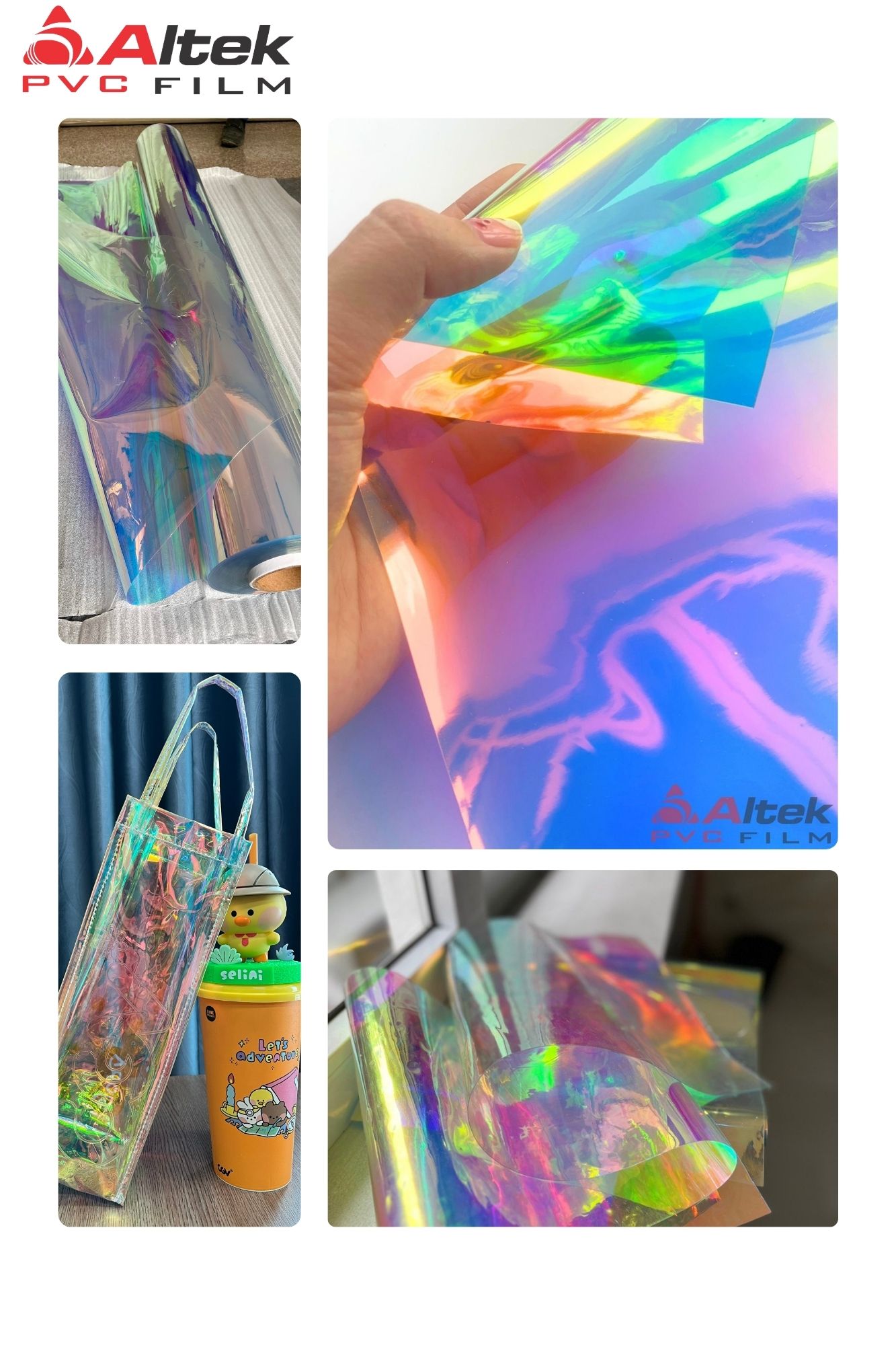 M&agrave;ng nhựa hologram &aacute;nh kim 7 m&agrave;u