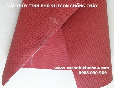 Vải Silicone cốt sợi thủy tinh chống cháy