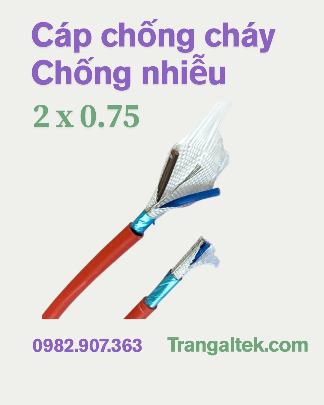 Cáp chống cháy 0.75mm² GFT Altek Kabel – Giải pháp an toàn cho hệ thống báo cháy