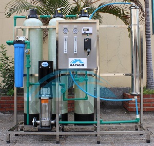 D&acirc;y chuyền lọc nước tinh khiết 350 l&iacute;t/giờ Kapano