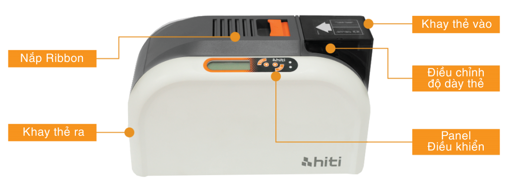 Máy in thẻ nhựa Hitics200e