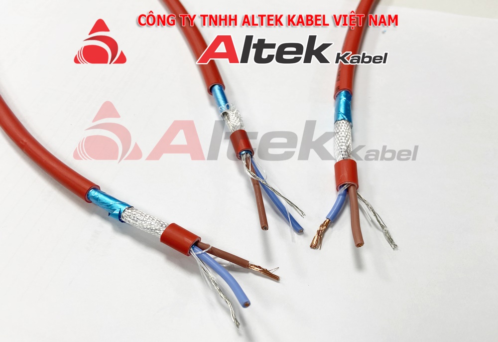 C&aacute;p chống ch&aacute;y 2x1.0mm2 thương hiệu Altek Kabel