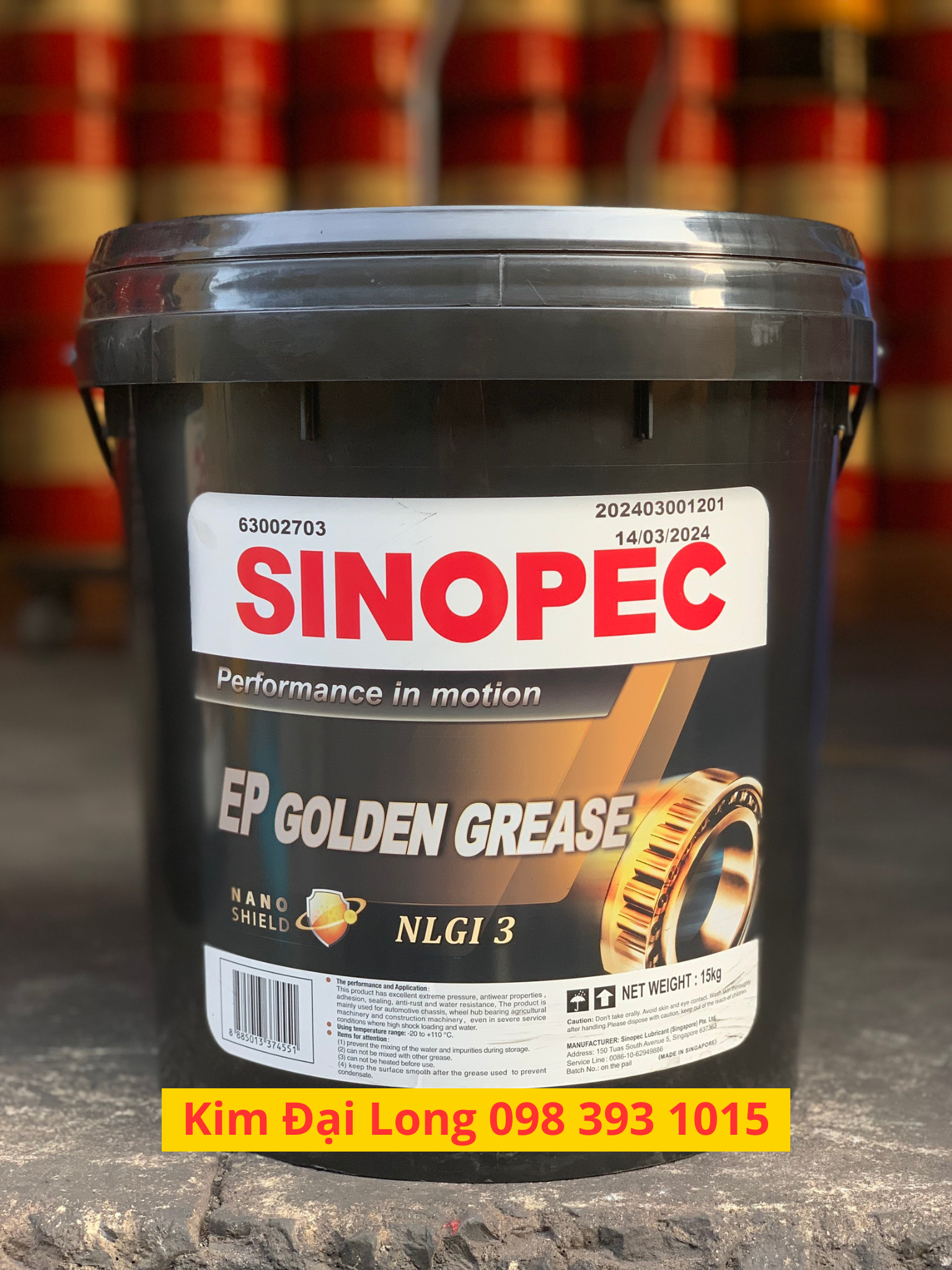 Mỡ Sinopec EP Golden