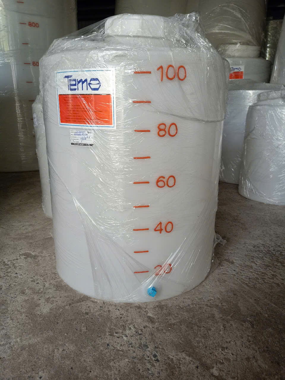 Bồn nhựa Tema Pakco từ 50L đến 2000L - CEN050B/CEN100B/CEN200B