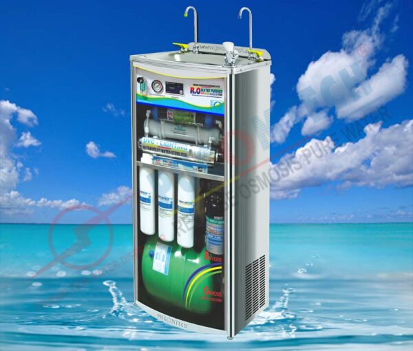 Máy lọc nước RO Pucomtech TTCE15HCROUV 2 vòi nóng lạnh