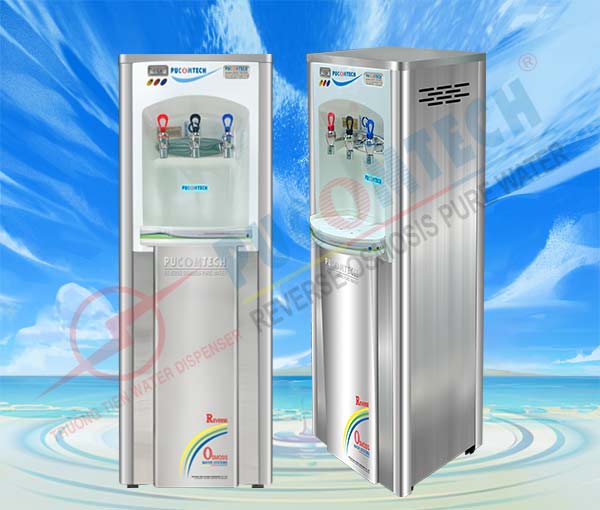 Máy lọc nước RO PUCOMTECH 3 vòi nóng nguội lạnh (Model: NEW.CA3CNROUV)