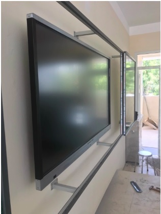Bảng từ trượt ngang nguyên khối 4 tấm 2 lớp chống lóa