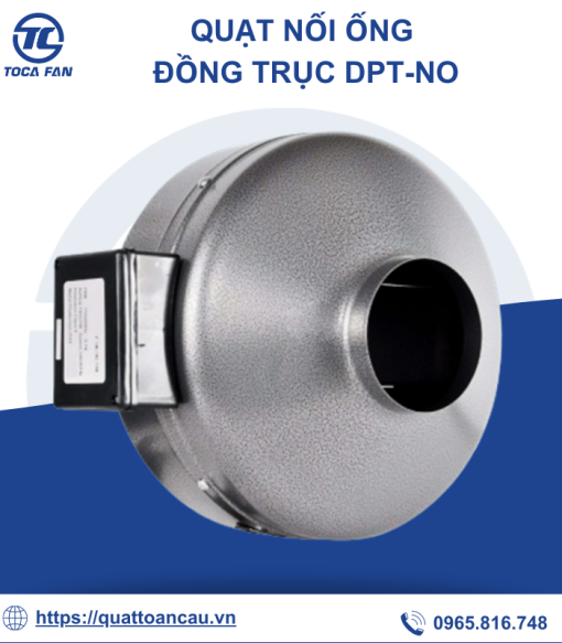 Quạt nối ống đồng trục DPT-NoD