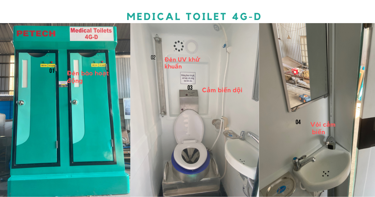 Nhà Vệ Sinh Y Tế 4G-D