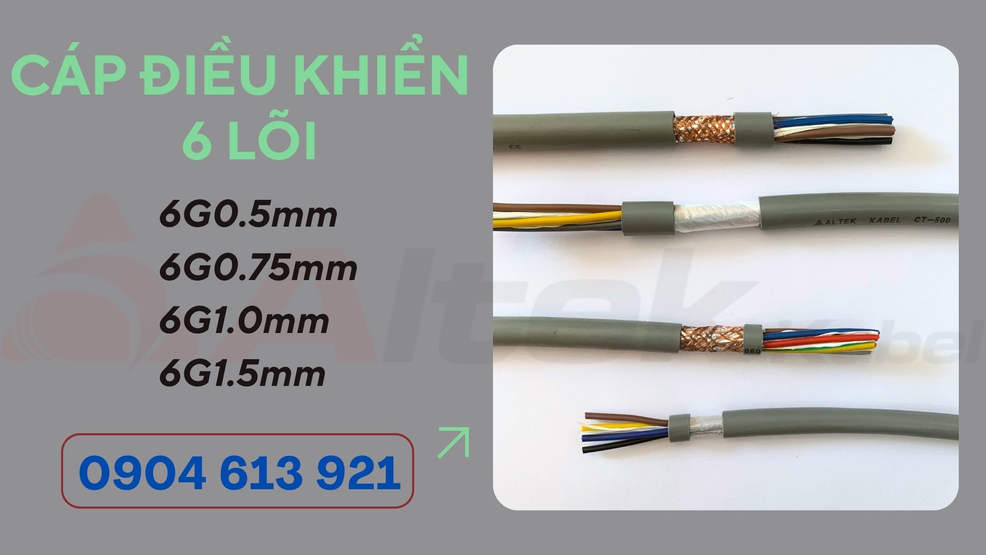 Cáp điều khiển 6x0.5/6x0.75/6x1.0/6x1.5 Altek Kabel - phân phối tại Hà Nội, Đà Nẵng, HCM (Copy 1)