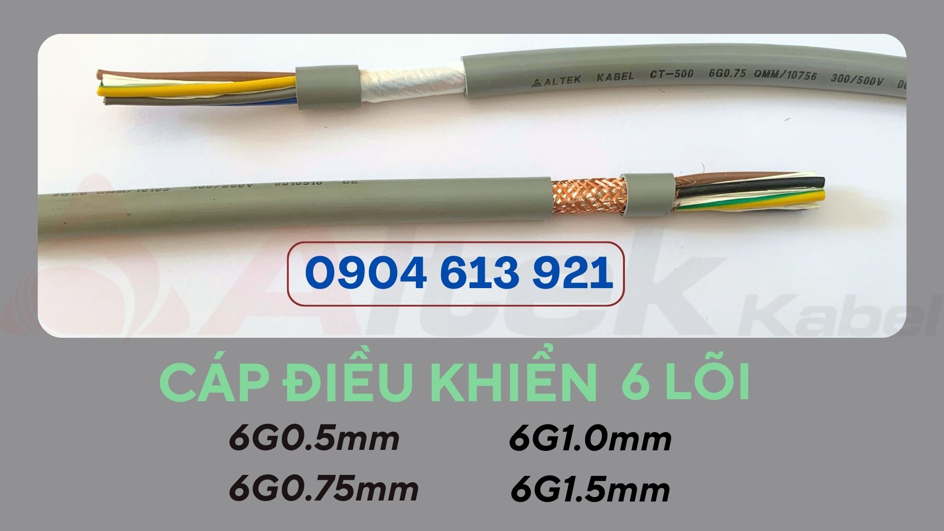 Cáp điều khiển 6x0.5/6x0.75/6x1.0/6x1.5 Altek Kabel - phân phối tại Hà Nội, Đà Nẵng, HCM (Copy 1)