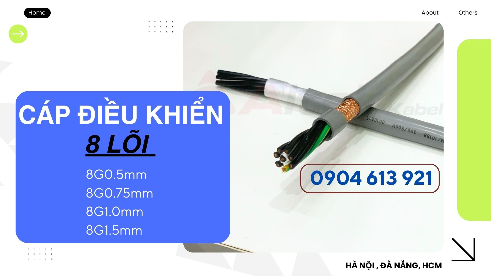 Cáp điều khiển 8x0.5/8x0.75/8x1.0/8x1.5 Altek Kabel - phân phối tại Hà Nội, Đà Nẵng, HCM (Copy 2)
