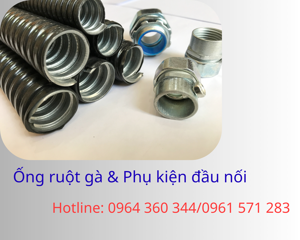 Ống ruột gà lõi thép phi 3/4 (ID 19 - OD 24) - Hàng sẵn Hà Nội 