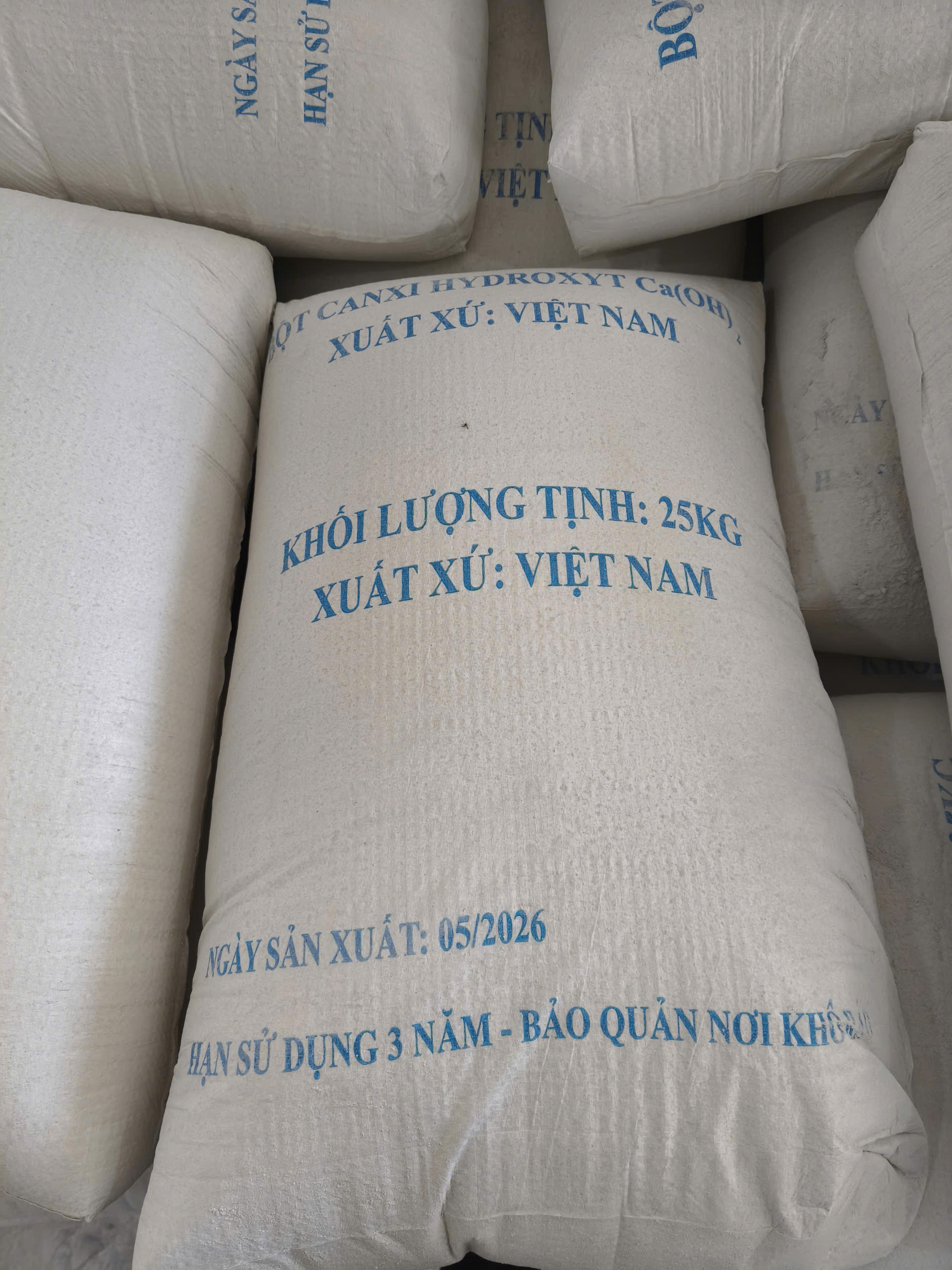 Vôi Ngậm nước Ca(OH)2 90%