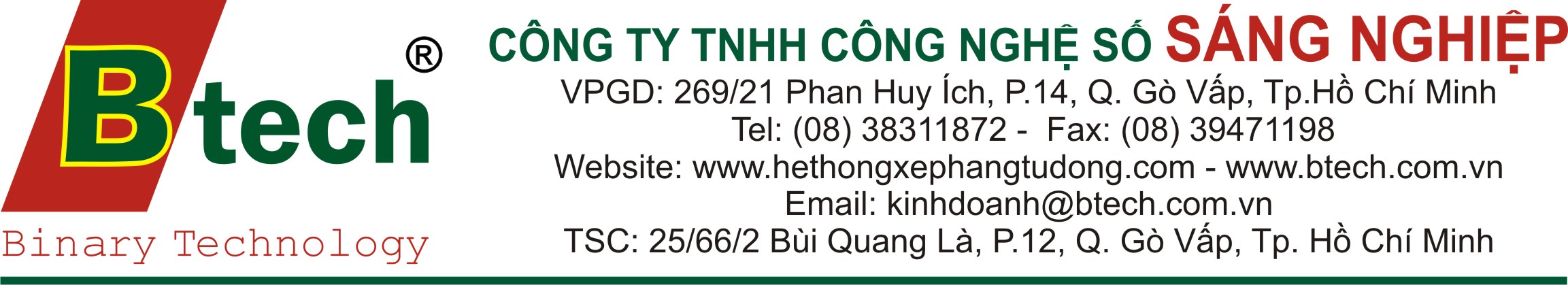 Công Ty TNHH công nghệ số Sáng Nghiệp