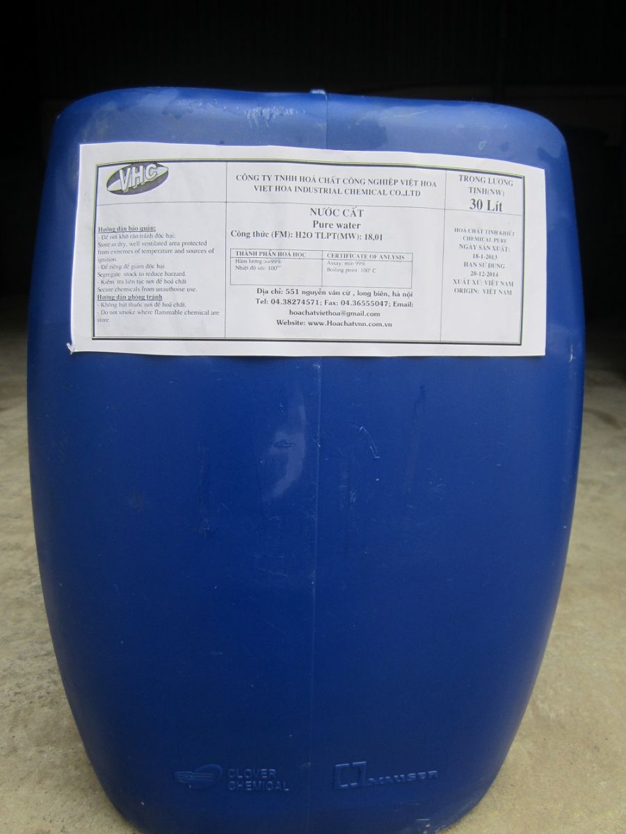 Nước cất - H&oacute;a chất Việt Hoa