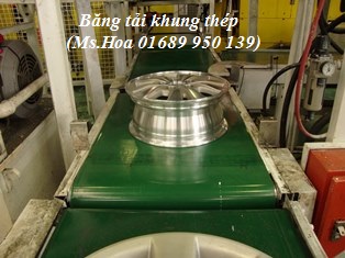 Băng tải PVC khung thép