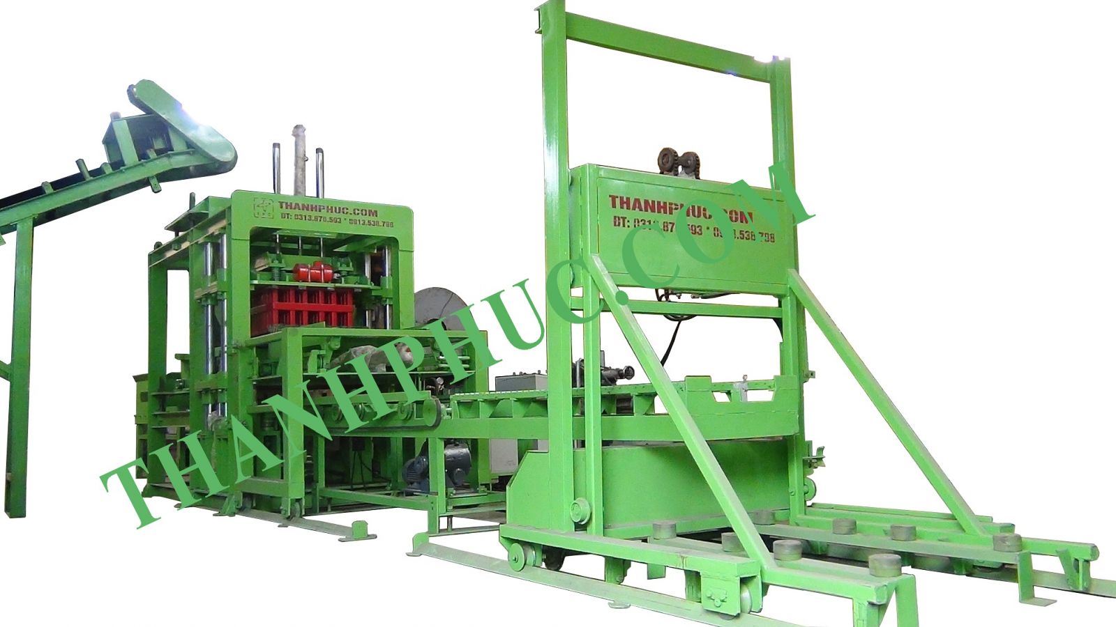 D&acirc;y chuyền sản xuất gạch block tự động ho&agrave;n to&agrave;n model TPC B1209