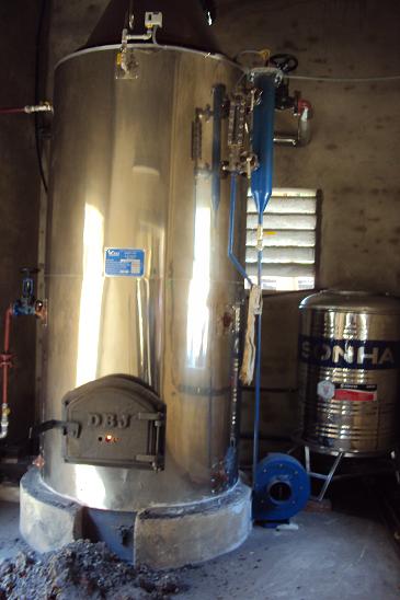 Nồi hơi đốt than, củi công suất 300 kg