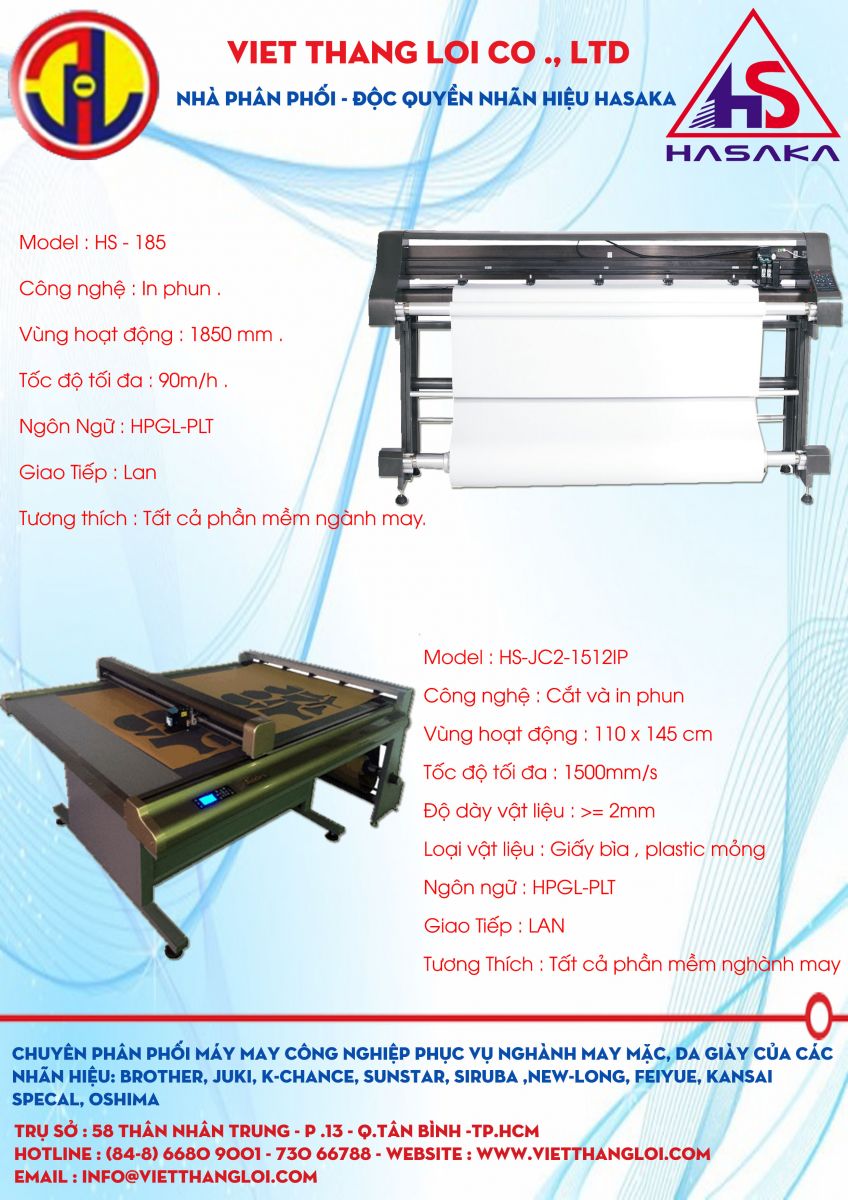 Máy in sơ đồ - Máy cắt rập