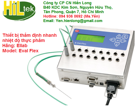 Thiết bị thẩm định nhiệt độ nhanh Ellab Eval Flex