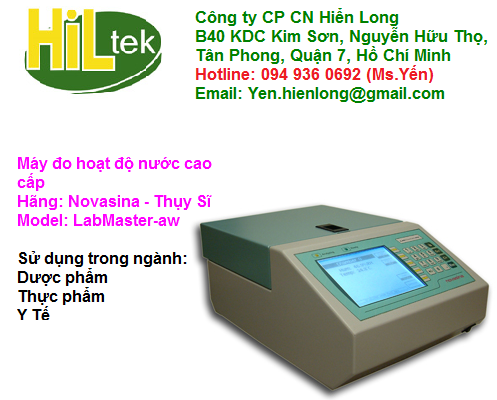 M&aacute;y đo hoạt độ nước Novasina LabMaster-aw