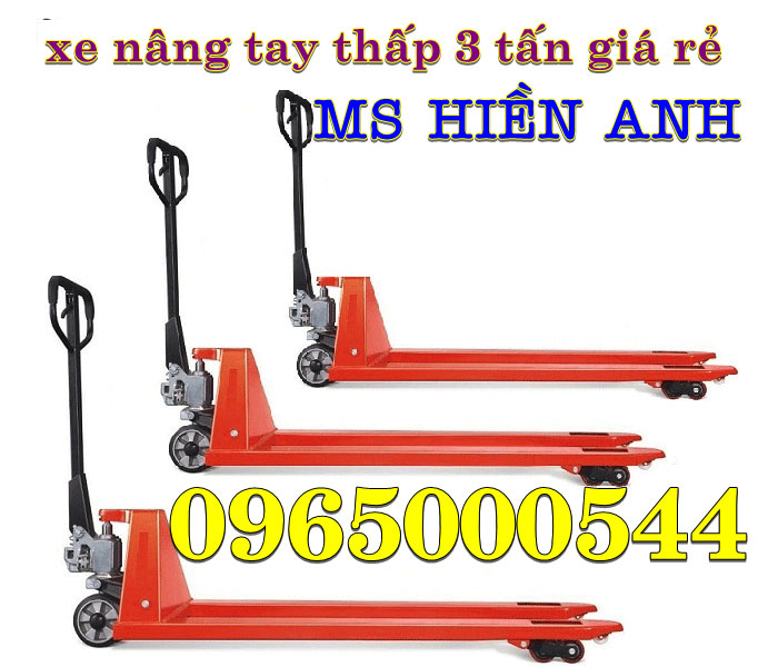 Xe n&acirc;ng tay thấp 3 tấn nhập khẩu Đ&agrave;i Loan model CBYAC30