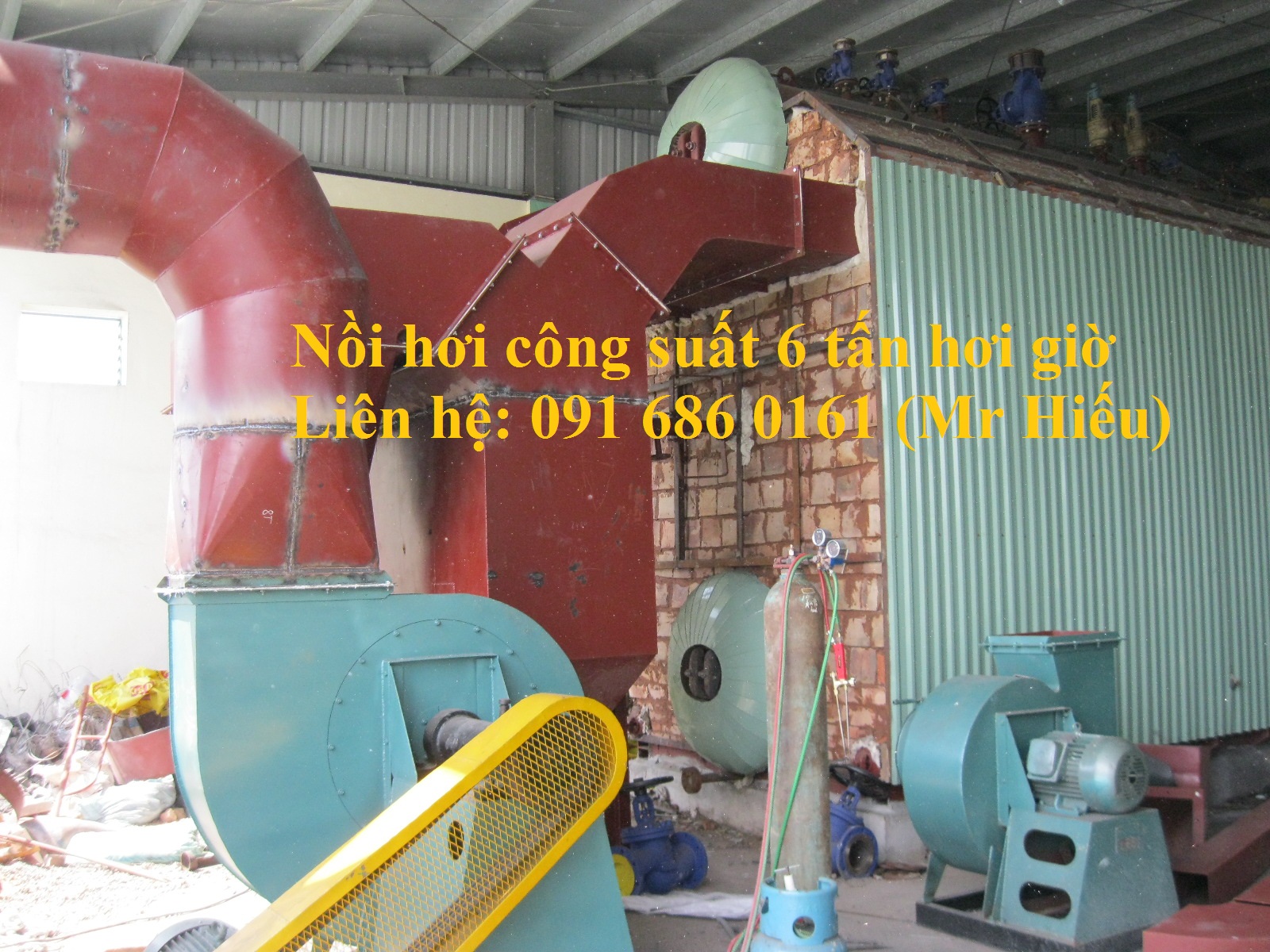 L&ograve; hơi c&ocirc;ng suất 6 tấn