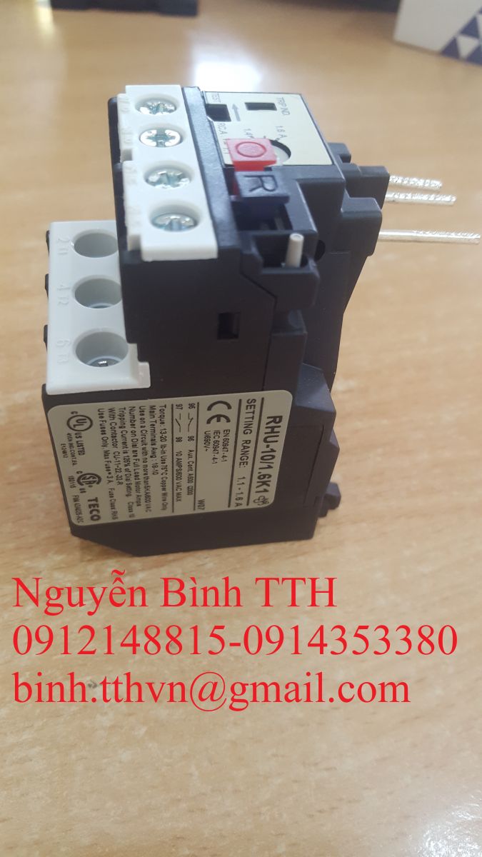 Rơ le nhiệt Teco