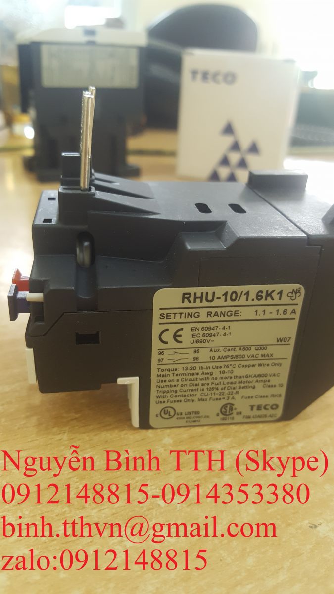 Rơ le nhiệt Teco
