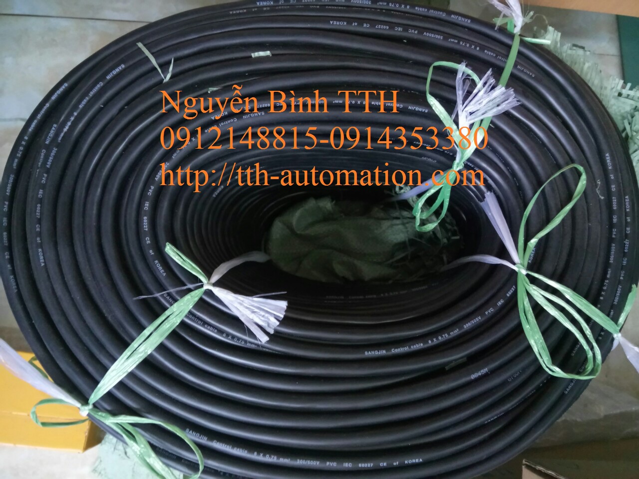 Dây cáp điều khiển SANGJIN - HÀN QUỐC
