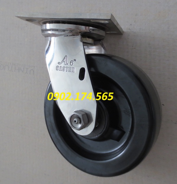 Bánh xe chịu nhiệt độ cao Phenolic càng inox 304