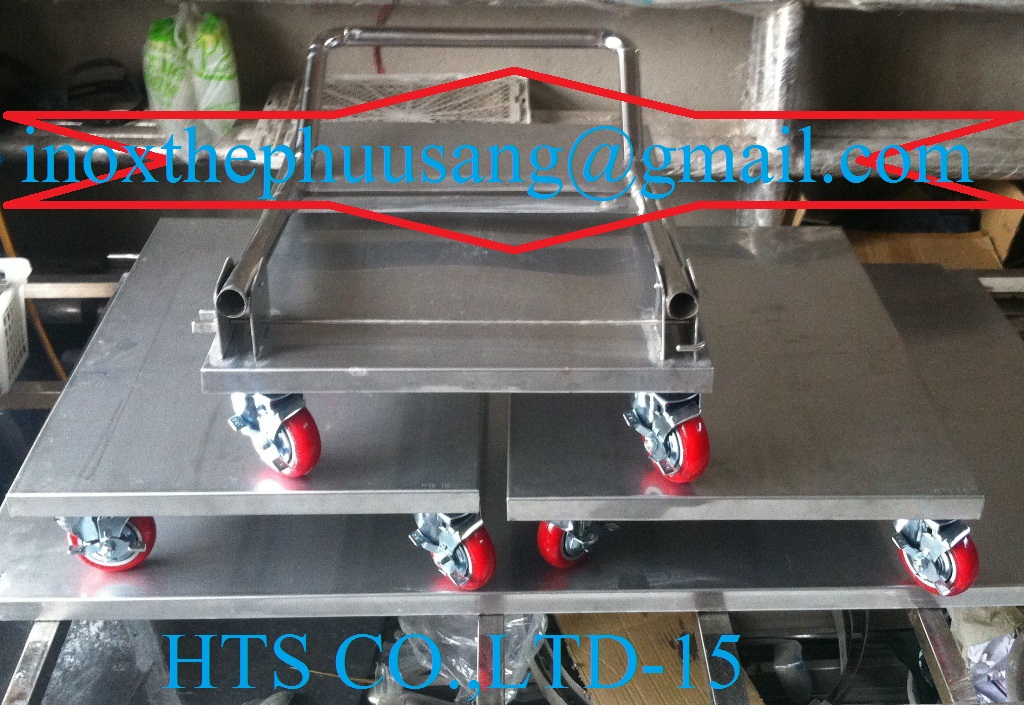 Xe đẩy tay gấp SUS 304-2B