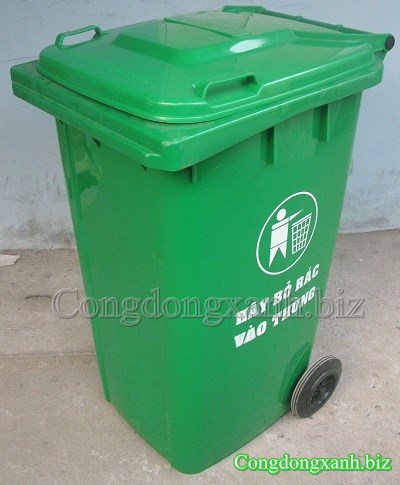 Thùng rác công cộng 240 lít